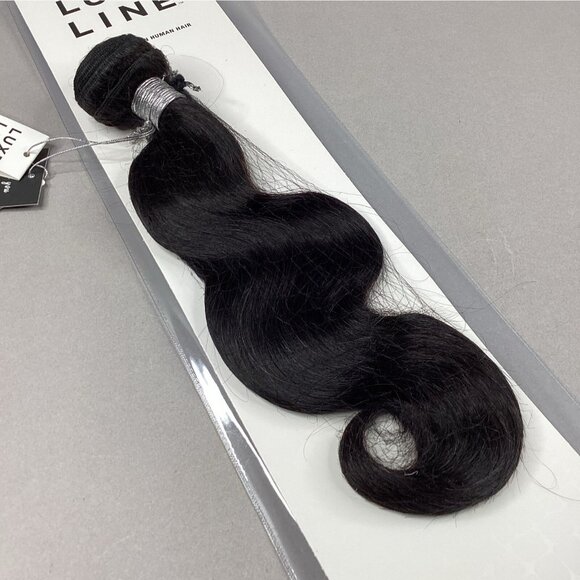 Natural Body 14” Natural Black 100% Pure Virgin Human Hair Extensions - Picture 2 of 7